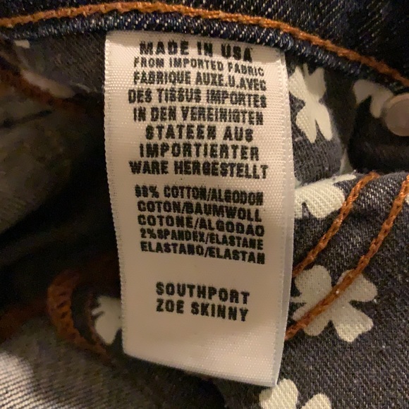 Lucky Denim Southport Zoe Skinny Distressed Jeans - Picture 10 of 11